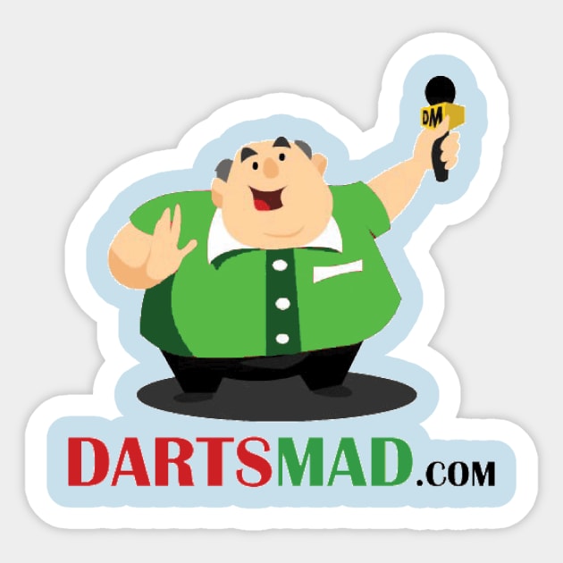 Darts Mad green logo Sticker by Darts Mad